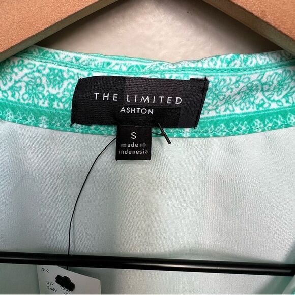 NWT The Limited Ashton Teal & White Dress Size Small Mint - Picture 4 of 12